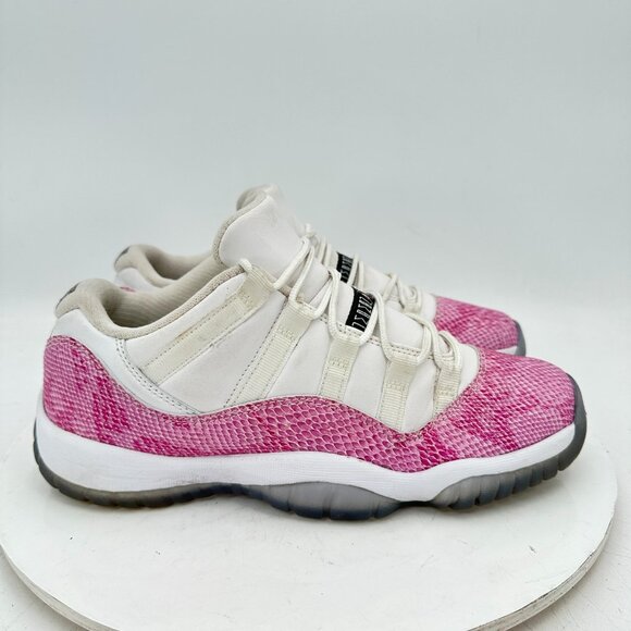 Nike Air Jordan 11 Retro Low Youth Sz 7Y Women 8.5 GS580521-108 Pink White Shoes - Picture 4 of 11